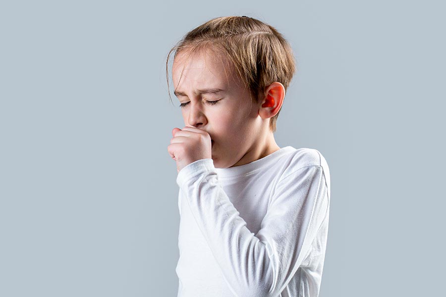 Disostruzione pediatrica: bambino tossisce