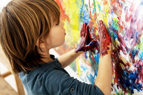 Il gioco dei bambini: pittura