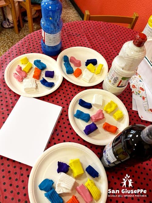 Laboratorio Arte Bambini A Milano Pasta Das Colorata