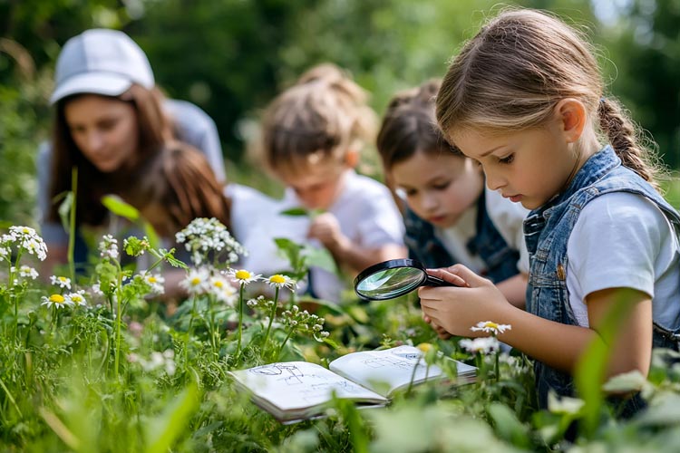 Progetti scuola infanzia Milano: esplorazione natura