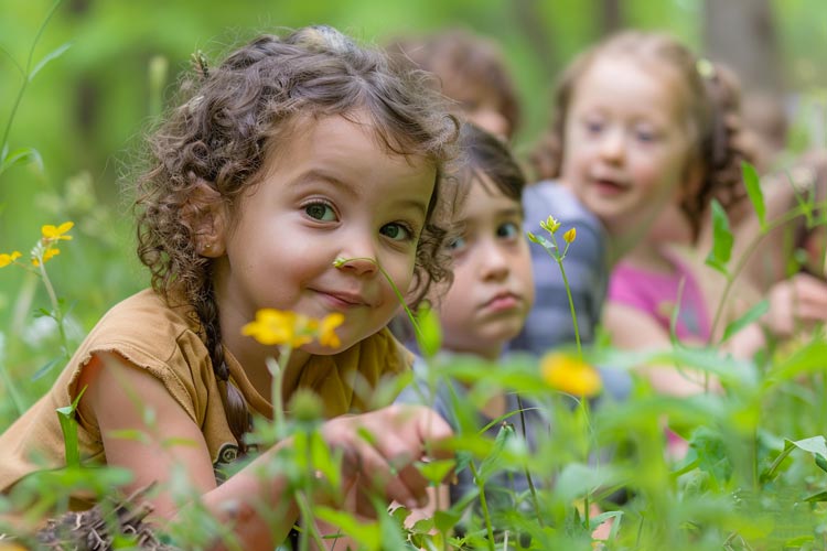 Progetti scuola infanzia Milano: bambini nella natura