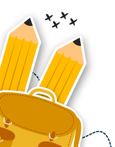 Calendario scolastico materna Pero: matita e zaino