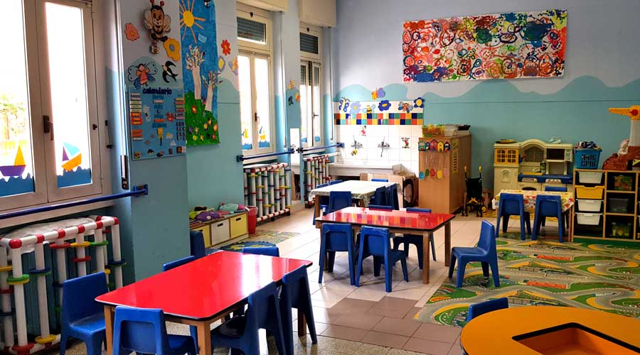 Scuola Materna A Pero Aule Classe Azzurra 01