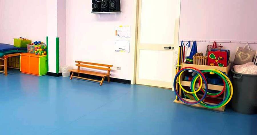 Palestra scuola Infanzia: lo spazio per lo sport