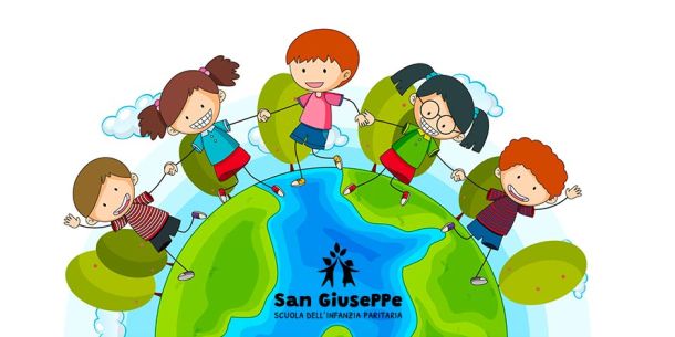 Educazione Ambientale Bambini Pero: che si tengono per mano sul mondo